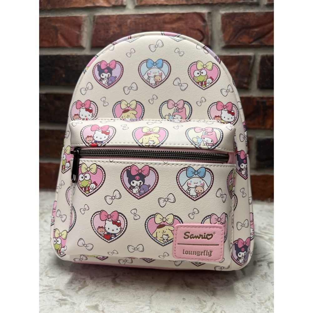Loungefly Sanrio Hello Kitty and Friends Heart Portaits Mini Backpack New
